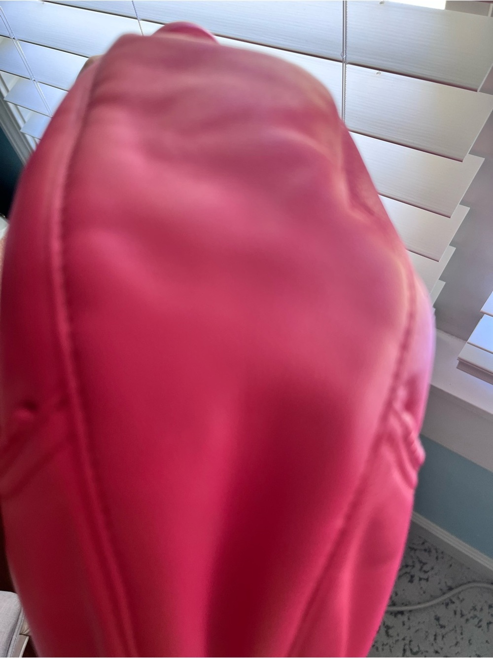 Like New Christian Louboutin Hot Pink Bag with Gold-Tone Charms. Comes with COA - Picture 6 of 14